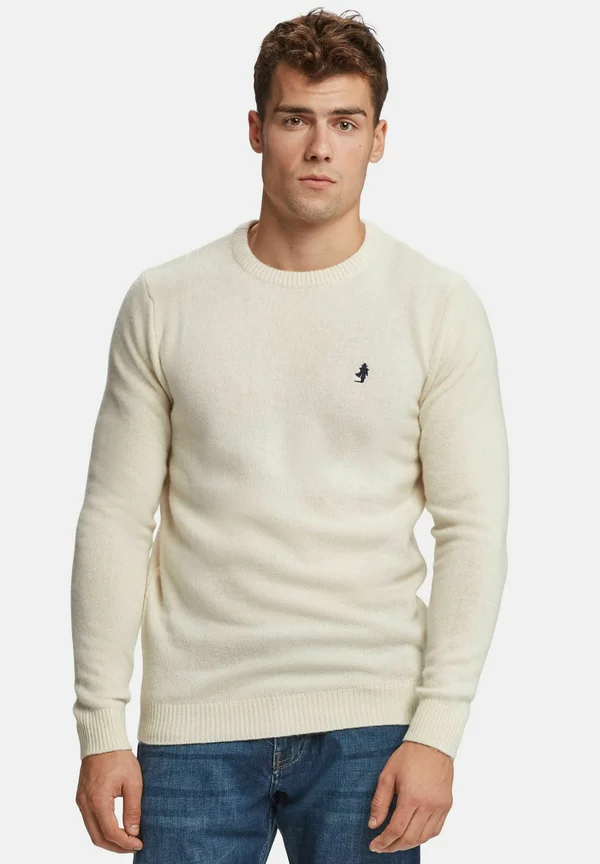 ADRIAN - Strickpullover - white melange