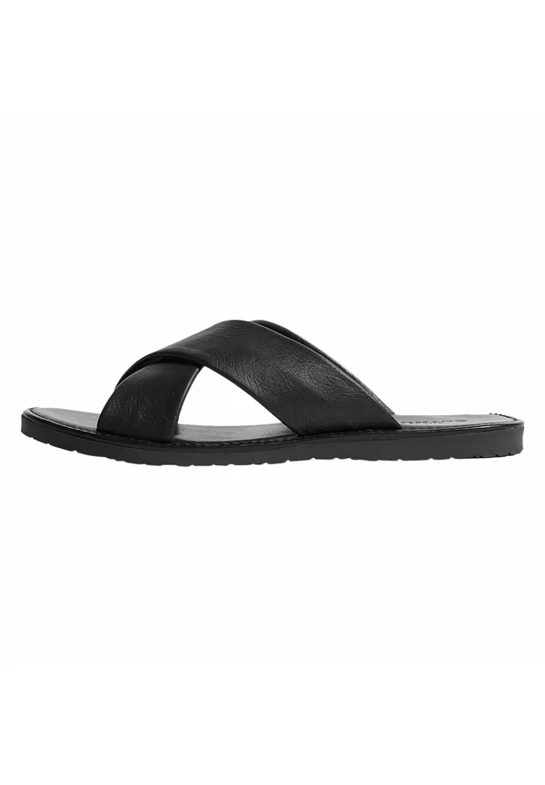 ADRIANO  - Pantolette flach - black calf