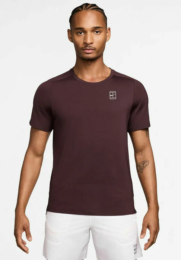 ADVANTAGE  - T-Shirt basic - burgundy crush white