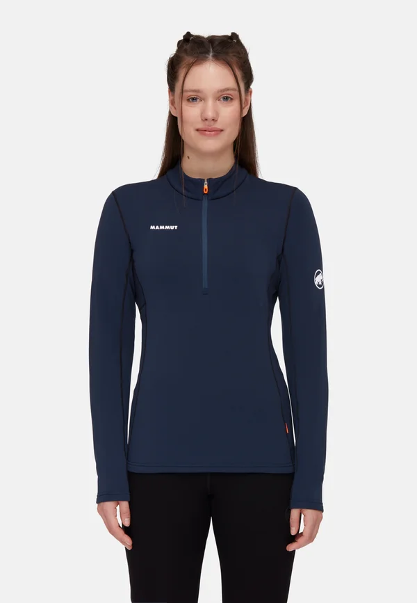 AENERGY HALF ZIP PULL  - Langarmshirt - marine/black