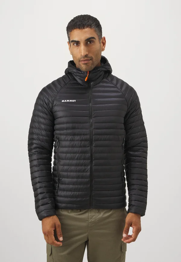 AENERGY IN HOODED JACKET MEN - Daunenjacke - black