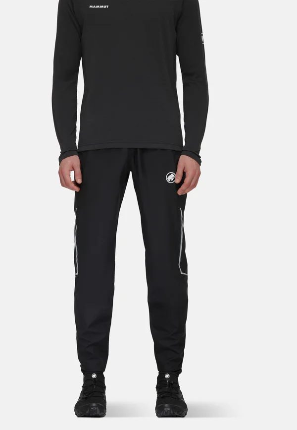 AENERGY - Stoffhose - black