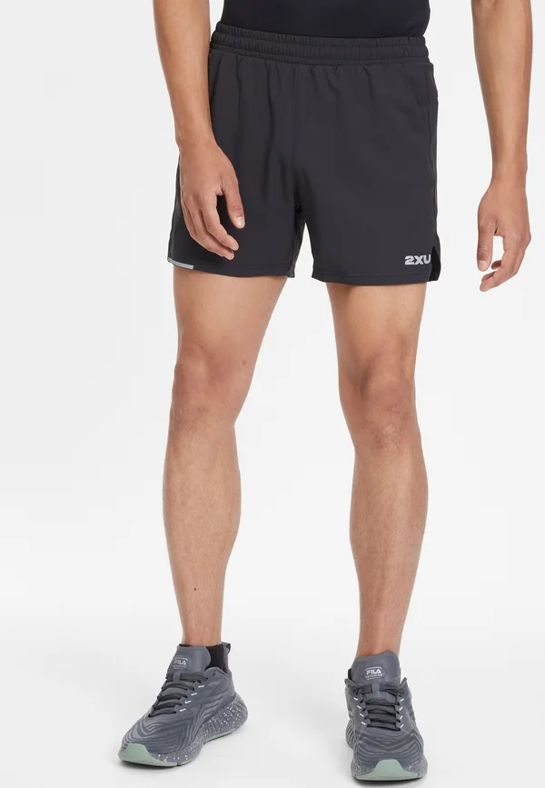 AERO 5 INCH - Kurze Sporthose - black silver reflective