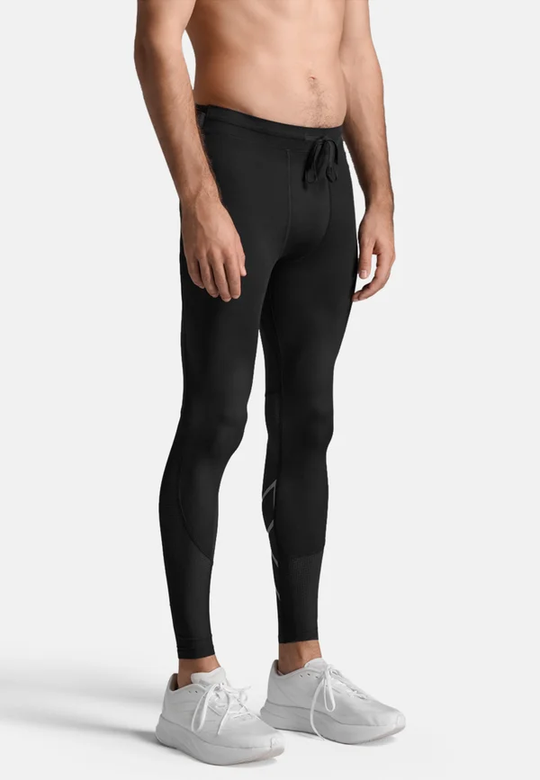 AERO COMPRESSION - Lauftights - black-silver reflective