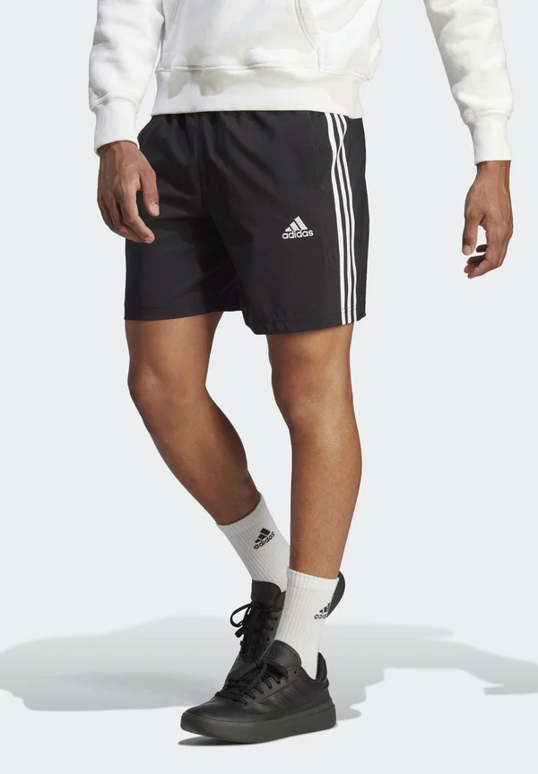 AEROREADY ESSENTIALS CHELSEA 3-STRIPES - Kurze Sporthose - black/white