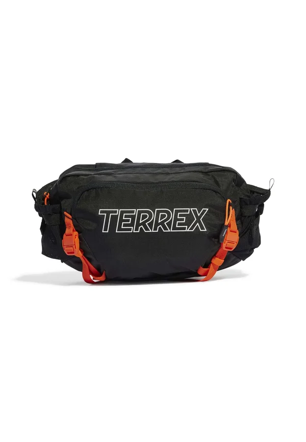 AEROREADY WAIST PACK - Sporttasche - black white impact orange