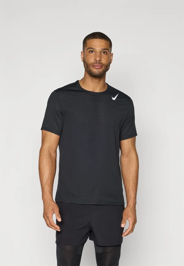 AEROSWFT SS - Sport T-Shirt - black/white