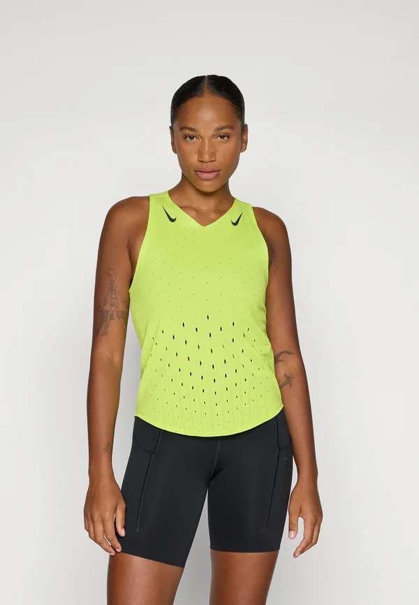 AEROSWIFT SINGLET - Top - cyber/black