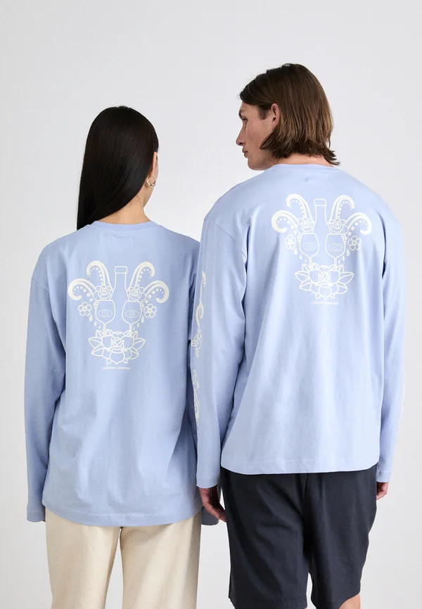 AFFIRM TABLEAU UNISEX - Langarmshirt - ice blue