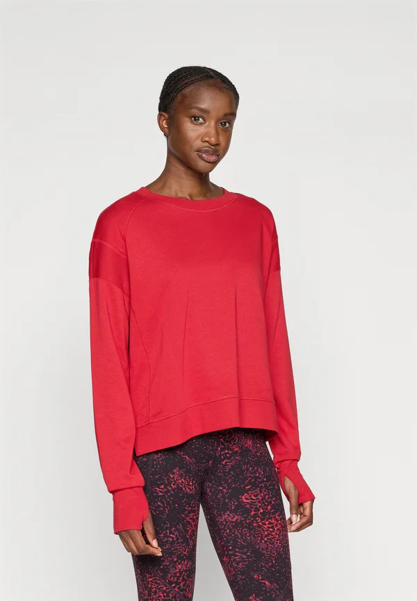 AFTER CLASS CROP - Sweatshirt - pepper red