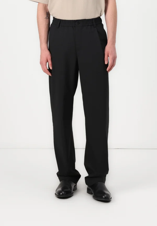 AGENCY - Stoffhose - black
