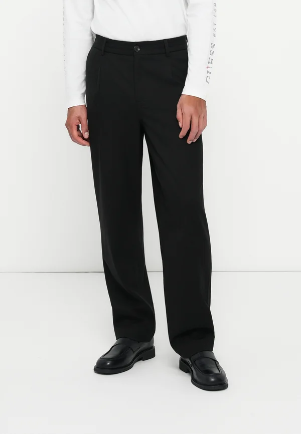 AGENCY - Stoffhose - black