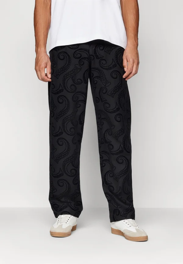 AGENCY - Stoffhose - black