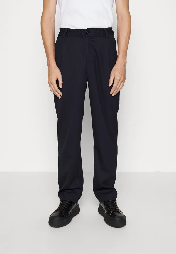 AGENCY - Stoffhose - dark navy