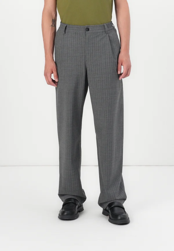 AGENCY - Stoffhose - grey