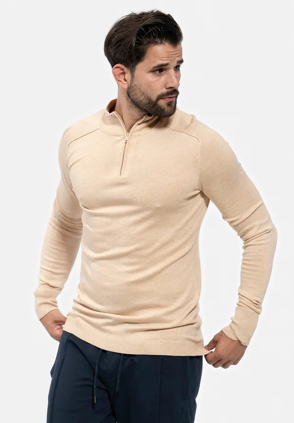 AGENCY TROYER - Strickpullover - beige mel