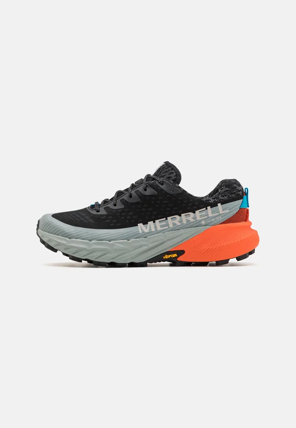 AGILITY PEAK 5 GTX - Laufschuh Trail - black/tangerine