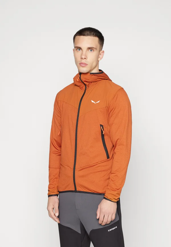 AGNER HYBRID - Outdoorjacke - bombay brown melange
