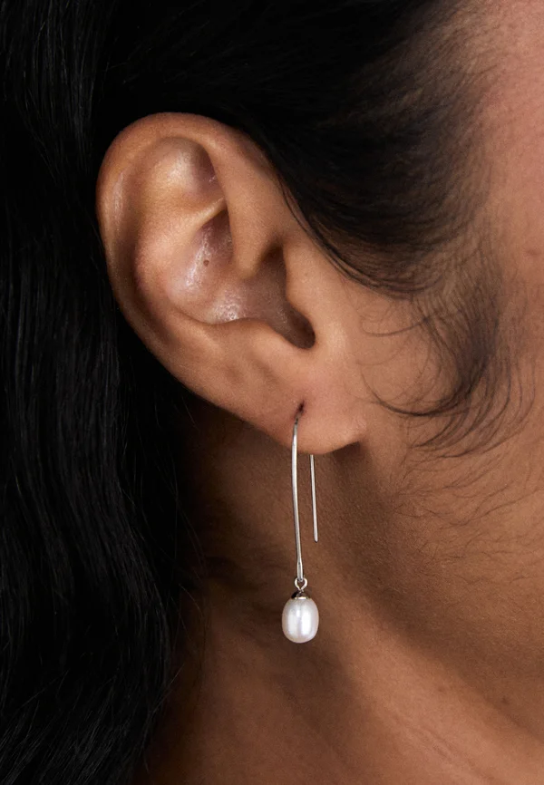 AGNETHE  - Ohrringe - silver-coloured