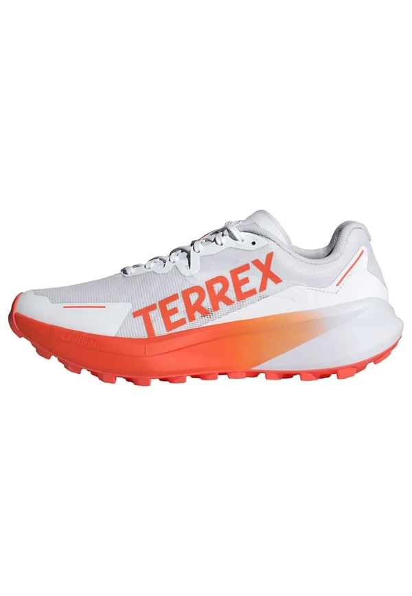 AGRAVIC 3 TRAIL - Laufschuh Trail - cloud white   semi impact orange   dash grey