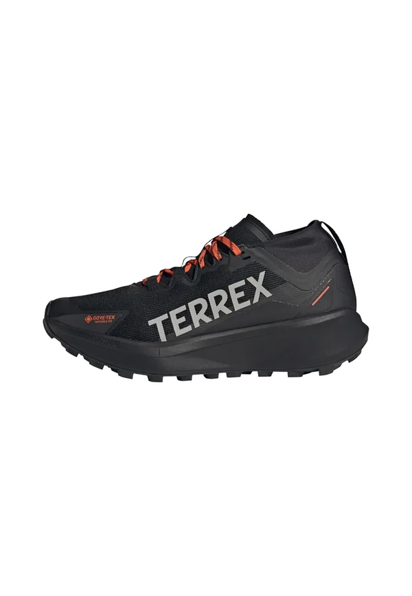 AGRAVIC - Laufschuh Trail - core black grey two semi impact orange