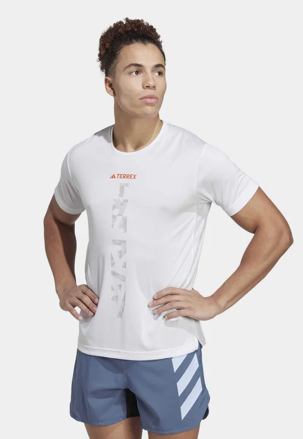 AGRAVIC TRAIL  - T-Shirt print - white