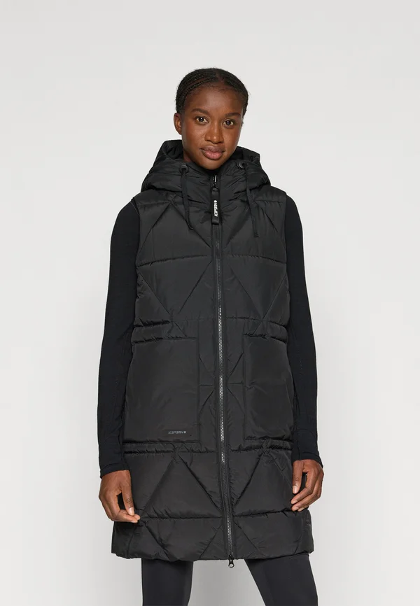 AGRIA - Weste - basic black