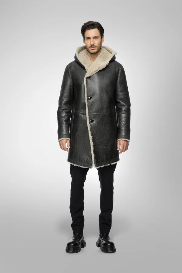 AIDEN - Wintermantel - anthracite