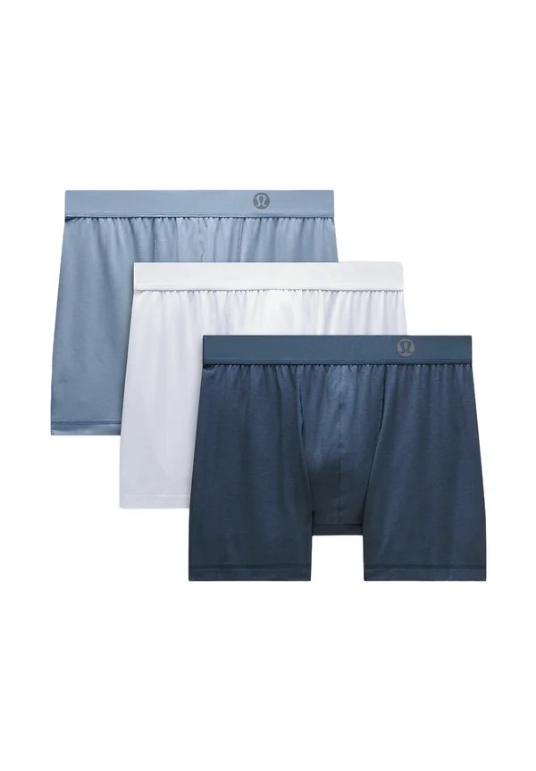 AIM BOXER 3 PACK - Panties - washed denim starch blue heathered club blue