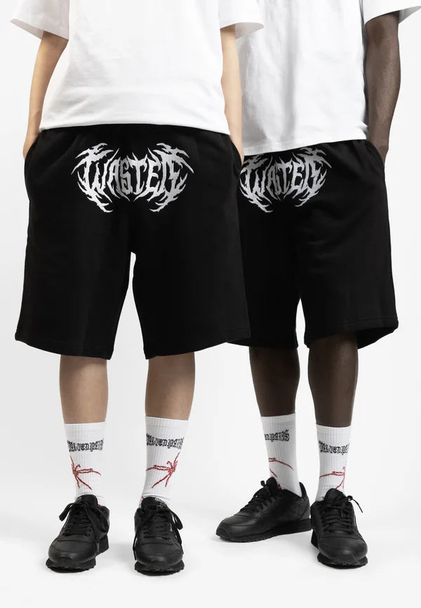 AIM UNISEX - Jogginghose - black/white