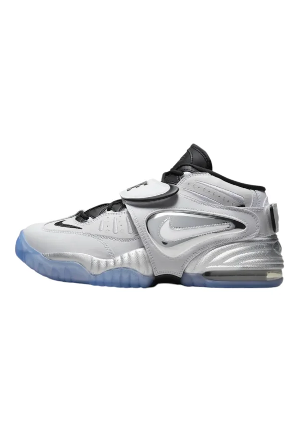 AIR ADJUST FORCE - Sneaker low - 100 white metallic silver black clear