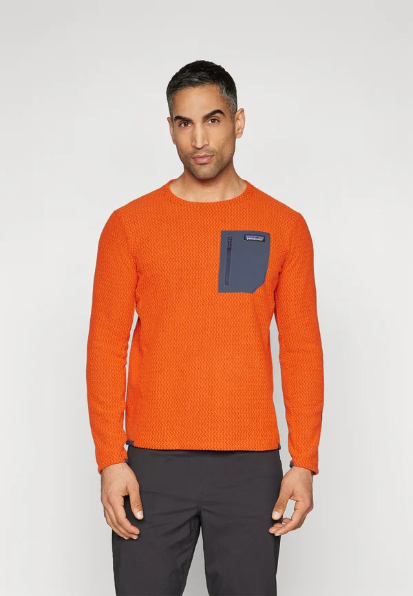 AIR CREW - Fleecepullover - pollinator orange