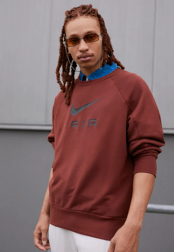AIR CREW - Sweatshirt - oxen brown/black