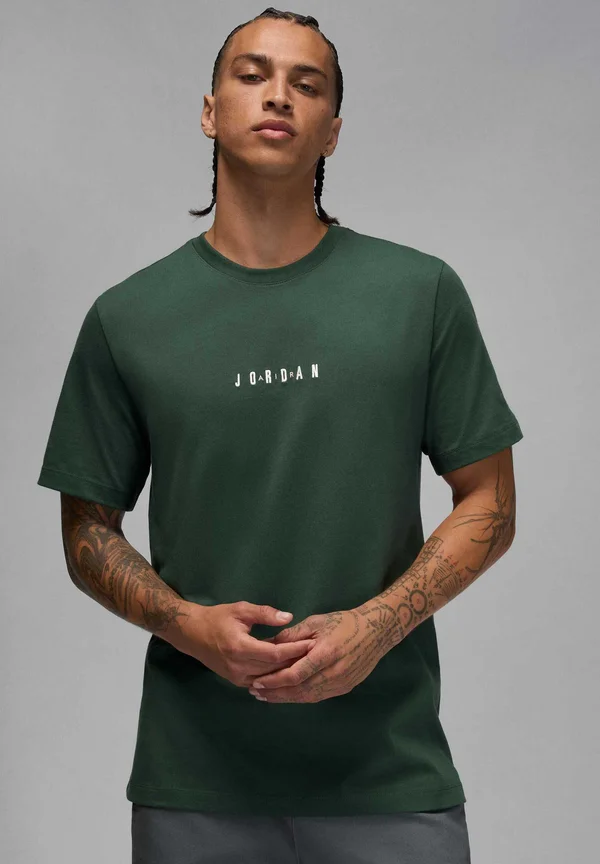 AIR CREW - T-Shirt print - midnight green sail sail