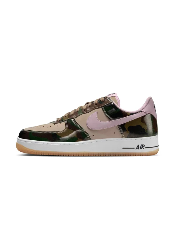 AIR FORCE 1 RETRO - Sneaker low - desert khaki/pink foam/black/white/yellow