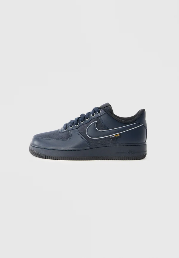 AIR FORCE 1 UNISEX - Sneaker low - dark obsidian/black/metallic silver-coloured