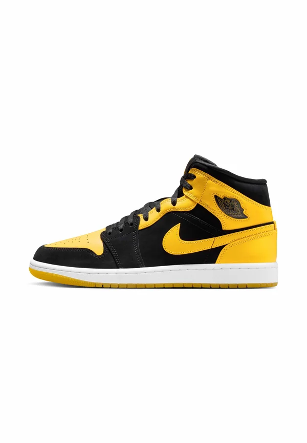 AIR JORDAN 1 MID SE - Sneaker high - black varsity white