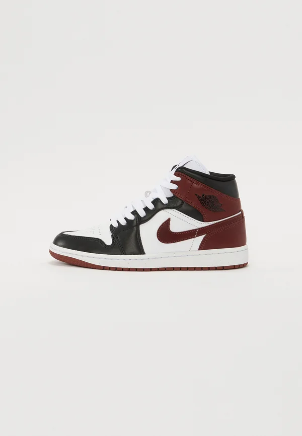 AIR JORDAN 1 MID SE - Sneaker high - white/dark pony/black