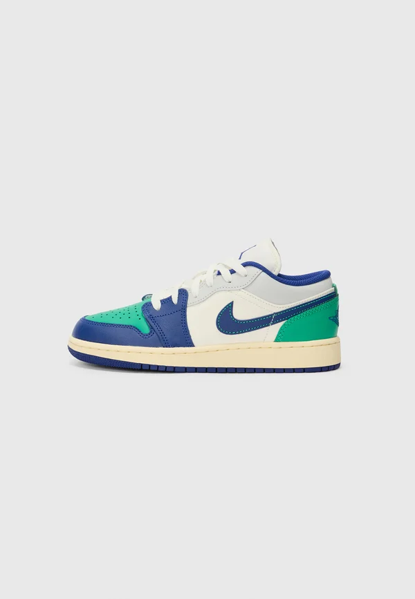 AIR JORDAN 1 UNISEX - Sneaker low - sail/deep royal blue/stadium green/neutral grey/muslin