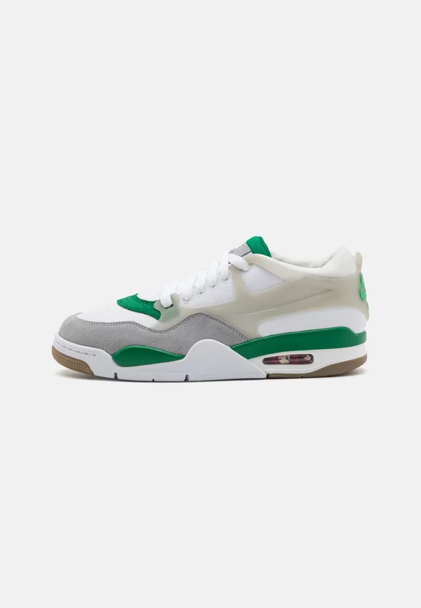 AIR JORDAN 4 RM - Sneaker low - white/pine green/neutral grey/wolf grey/varsity red/dark brown