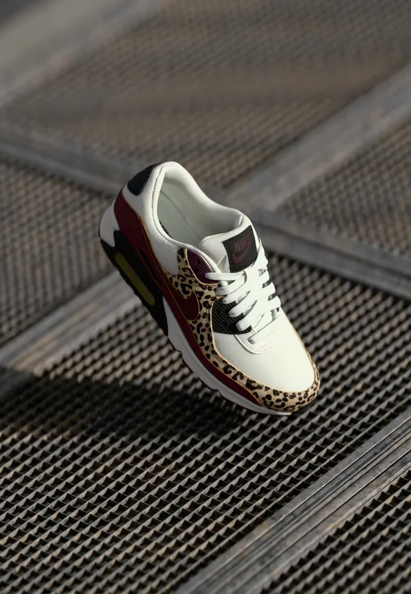 AIR MAX 90 PRINT - Sneaker low - sail/burgundy crush/brown