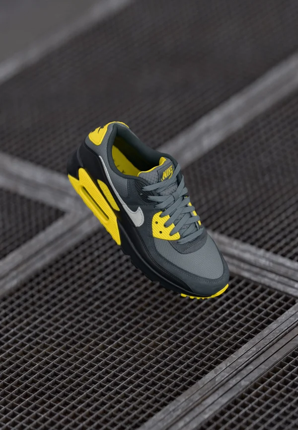 AIR MAX 90 - Sneaker low - smoke grey/light silver/lightening/anthracite/black