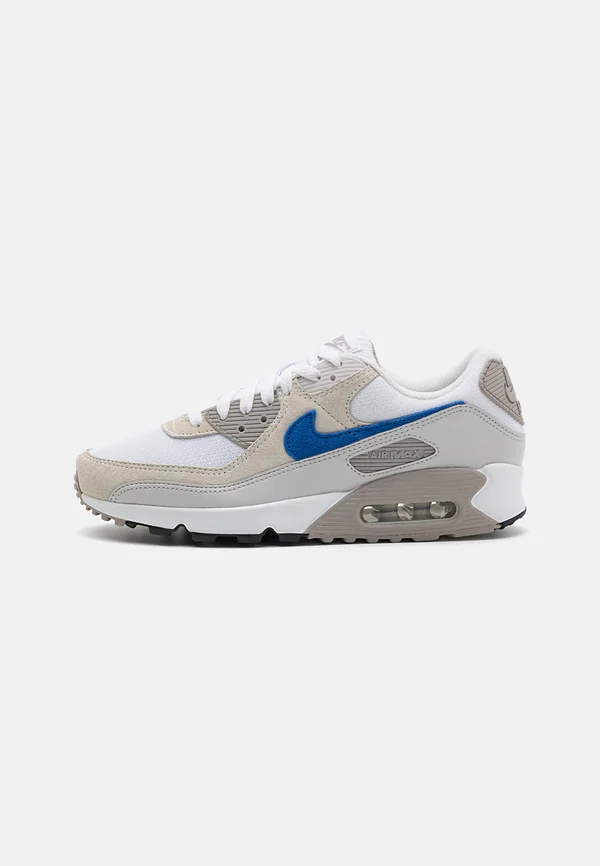 AIR MAX 90 - Sneaker low - white/racer blue/college grey/summit white/vast grey/black