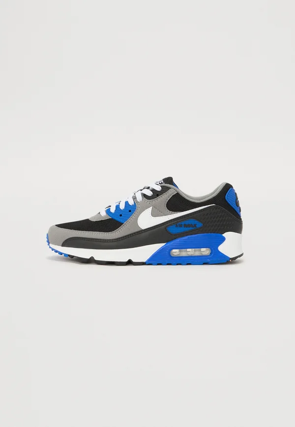 AIR MAX 90 UNISEX - Sneaker low - black/white/blue