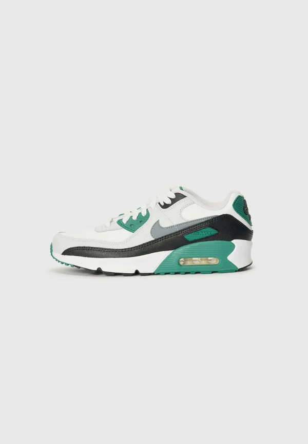AIR MAX 90 UNISEX - Sneaker low - evergreen aura/cool grey/summit white/vast grey/black