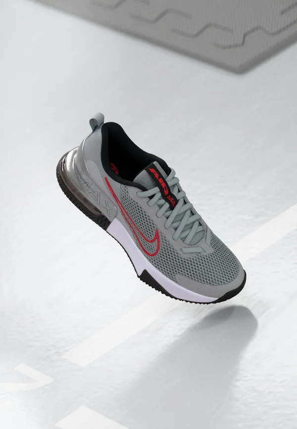 AIR MAX ALPHA 6  - Trainingsschuh - flat silver/university red/metallic silver/black
