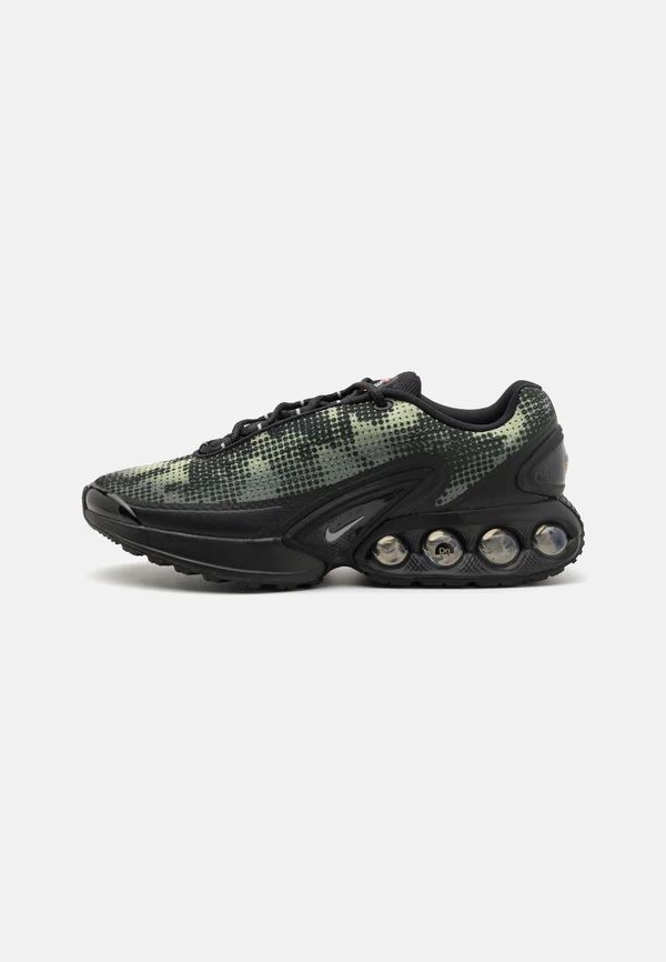 AIR MAX DN SE UNISEX - Sneaker low - black/metallic silver/olive aura/medium olive/sequoia/vivid orange