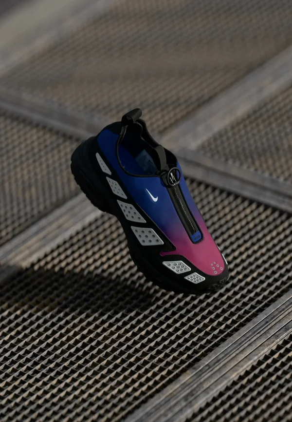 AIR MAX SNDR FADE - Sneaker low - deep night/white/cactus flower/white/silver-coloured