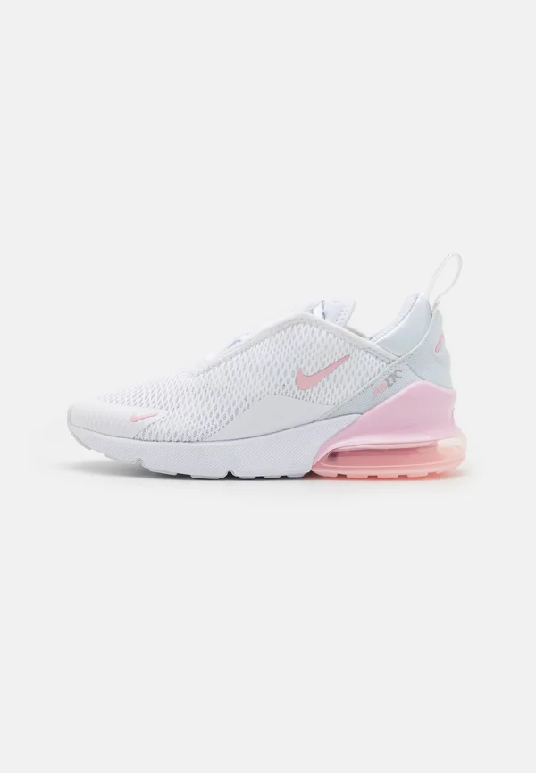 AIR MAX 270 UNISEX - Sneaker low - white/pink foam/light smoke grey