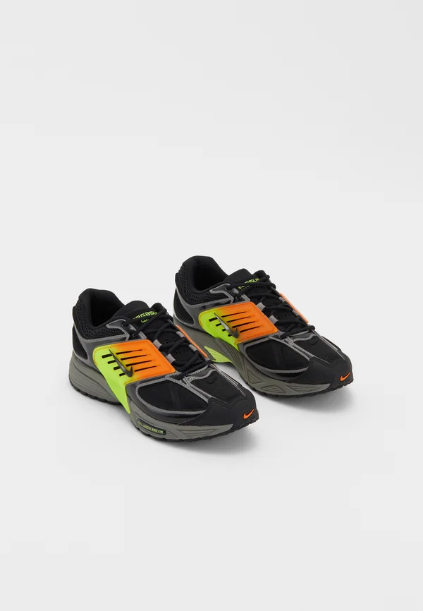 AIR PEGASUS WAVE UNISEX - Sneaker low - black/flat pewter/safety orange/volt